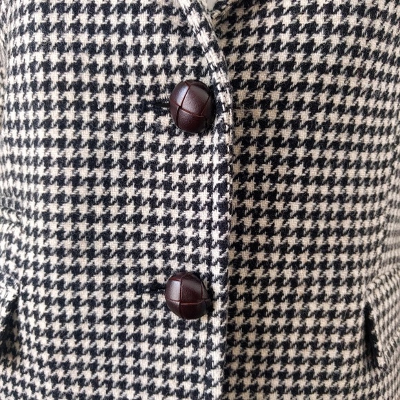 HP❤️ J. Crew Houndstooth Schoolboy Blazer Patch 14 - Picture 3 of 8